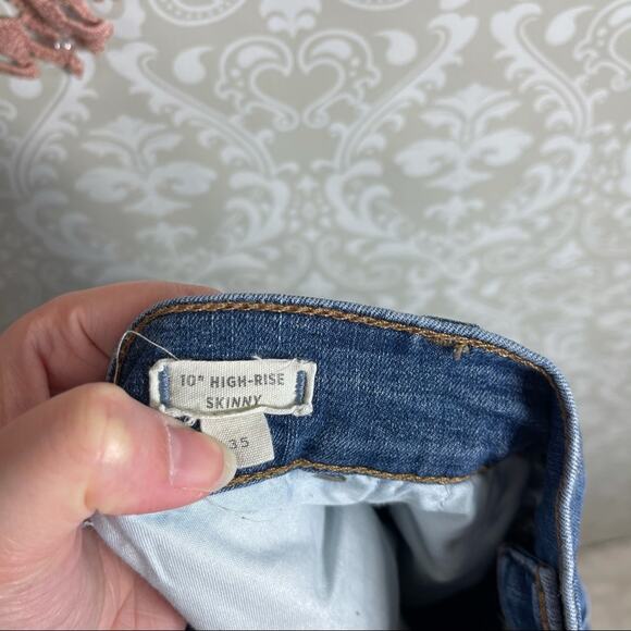 Madewell 10” High Rose Drop Step Hem Skinny Jeans - Picture 6 of 6